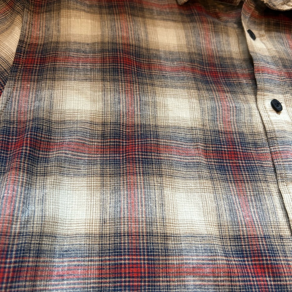 Pendleton Dawson Short Sleeve button down flannel… - image 4